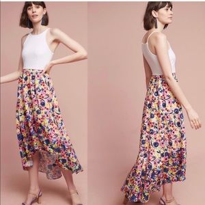 Anthropologie Hutch High Low Floral Dress